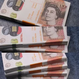 Falsches Geld, lustiges Spielzeug, realistisch, UK-Pfund, Kopie von GBP, BRITISH ENGLISH BANK 100, 10 Scheine, perfekt für Filme, Filme, Werbung, soziale Netzwerke, Me8472022BLNQ