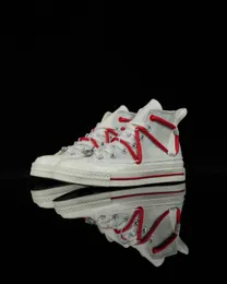 Red Dragon Limited Canvas Rahat Ayakkabı Spor ayakkabıları Yıldız Yürüyüşü Hi Sneaker Chucks All Star 70 At-Cx Hi Legacy Mems Bayan Platform Botlar Moda Eğitimleri Z2UA#