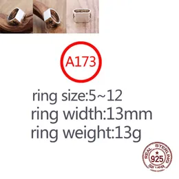 A173 Ring aus 100 % S925-Sterlingsilber mit glänzenden Kreuzblumenbuchstaben, einfacher und trendiger Hip-Hop-Retro-Paarschmuck, Geschenke für Verliebte