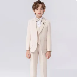 Kleidung Sets Mode Jungen Anzüge Kleidung Feste Taufe Blume Hochzeit Kinder 3 stücke 3-12Y Conjunto 231108 Drop Lieferung Baby Kinder Matte Dhmrc