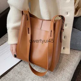 Shoulder Bags Fasion Simple Bucket for Women Designer andbags Luxury Soft Pu Leater Soulder Crossbody Large Capacity BagH2421