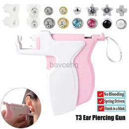 Stud T3 Professional Ear Piercing Gun Surgical Steel Earring Ear Puncture Instrument Tool Can Easy Use For Ear Cartilage Piercing zln240201