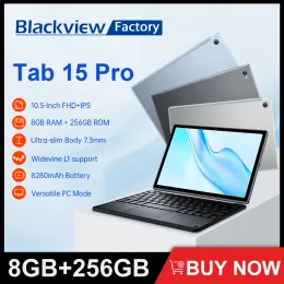 Blackview Tab 15 Pro Tablet 8 GB 256GB 10.51 '' FHD+ Wyświetlacz 8280MAH PAD 13MP Camera Octa Core Android 12 Przenośny komputer PC Dual 4G