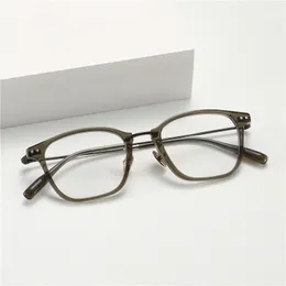 Solglasögon Optiska glasögon för män Kvinnor Retro Designer MacDougal Fashion Sheet Metal Glasses Frame Detaljerad Elasticitet Square Style Antiblue Light Lens Plate