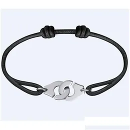 Chain France Jewelry Dinh Van Armband för kvinnor Fashion 925 Sterling Sier Rope Handcuff Menottes Drop Delivery Armband DHJ7J