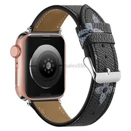 豪華なアップルウォッチバンド38 40 41 42 44 45 49 mmファッションレザーウォッチストラップリストバンド用IWATCH 8 7 6 5 4 SE ULTRA 2デザイナーファッションブランドブレスレットウォッチバンド卸売