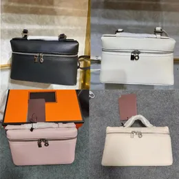 10A Designer Bolsas de Ombro LP19 Bolsa Tote Bag Bento Caixa Luxo Piana Mulheres Crocodilo Padrão Bolso Extra Duas Vias Zipper Bolsas