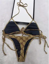 2024NEW Couturier High-end-Sommer Sexy Frauen Bikini Mode Brief Drucken Bademode Hohe Qualität frauen Bademode S-XL