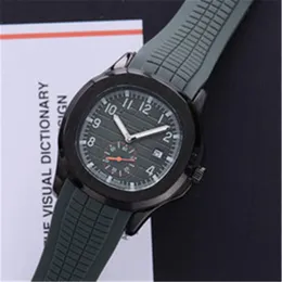 Top Fashion Sport 43mm Quartz Mens Watch Silicone Rubber Strap Relógios de alta qualidade 17 Colors2670