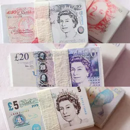 Best 3A Size Pound Prop money Copy Games UK Pounds GBP 100 50 Note Film Cink Film Extra Bank Gioca falso Casino PO Booth