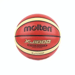 Molten XJ1000 basketbollstorlek 7/6/5 PU lädermaterial för utomhus inomhus matchträning män kvinnor tonåring baloncesto240129