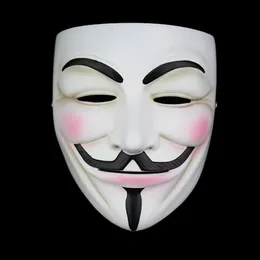 Wysokiej jakości V dla żywicy Vendetta Maska Zbieraj imprezę Dorasa Home Cosplay Soczewki Anonimowa maska ​​facet Fawkes T200116220Z