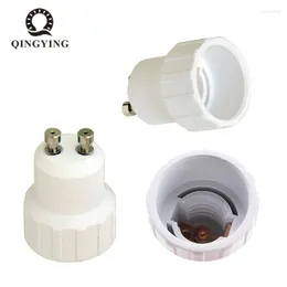 Suportes de lâmpada 1 pcs GU10 para E14 LED base conversor soquete GU10-E14 à prova de fogo material retardador de luz suporte