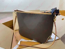 Designer graciösa väskor totes handväskor mode kvinnor gm hobo shopping handväska klassisk handväska hög kvalitet läder smidig platt rem axel crossbody väskor