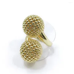 Cluster-Ringe für Damen, 18 Karat vergoldet, modisches Design, ein Geschenk