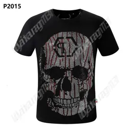 Plein Bear T Shirt Mens Designer Tshirts Plein T Shirt Skull Philip Plein Man T-shirty Klasyczne wysokiej jakości hip hop Plein Philip 8540