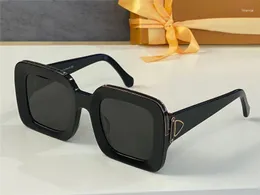 Óculos de sol designer de moda homens mulheres 1592 clássico quadrado placa óculos vintage estilo vanguardista qualidade superior anti-ultravioleta