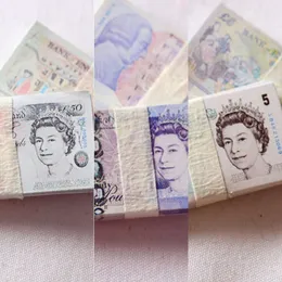 Лучшие 3A размер Pound Prop Money Copy Games UK фунты GBP 100 50 заметок.