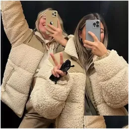 Kvinnors päls faux päls kvinnor jackor vinter fleece jacka kvinnor faux shearling ytterkläder rockar kvinnlig mocka päls män varm tjockare dhmwz