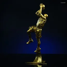 Dekorativa figurer Hemdekoration Basketball Sculpture Action Figur Statue Devorative Figurin Desktop Accessories Pop Art Ornaments