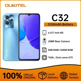 OUKITEL C32 Teléfono Móvil Libre (2023), 6.52 Pantalla,13GB RAM+128GB ROM  (1TB Ampliables),Android 12 Octa Cores Móvils,5150mAh » Chollometro