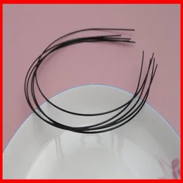 20 Stück schwarze 1–2 mm dicke Haar-Stirnbänder aus glattem Metalldraht in Blei und Nickel, Schnäppchen für Bulk229S