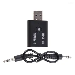 Computer Cables 2 In 1 USB Wireless Bluetooth-compatible Adapter 5.0 Transmiter Receiver For TV Laptop Speaker Headset HiFi Mic