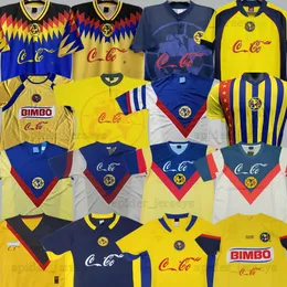 2004 2005 Club America Retro Soccer Jerseys 1999 98 Liga MX 1916-2006 90th 12 13 Football Shirts 1995 1990