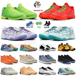 Mamba Designer Basketbol Ayakkabıları Mambas 6 Protro Ters Grinch Mambacita 8 Halo Kitap 1 İmza Ayakkabı Lebs 21 Erkek Kadın Spor Ayakkabı Dhgate