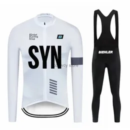 MEN MAWN TRACHESSUTS 2024 BIEHR New Spring Autumn Cycling Jersey Set Long Seve Syn Clothing Sports Sports Mens Roadbike Suith2421