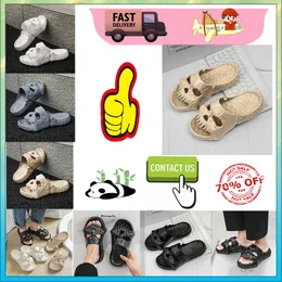 Designer Casual Platform Head Funny One word Drag pantofole cursori estivi uomo donna diapositive arcobaleno sandali sandali morbidi e spessi con cuscino pantofola scivolo nuvola