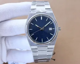 Erkekler Arapça Ölçek Hareketi 40mm Paslanmaz Çelik Kasa Otomobil Tarihi Sıçrama Su Geçirmez Saat Siyah Mavi Dial Tasarım Gündelik Bilek saati Montre De Luxe