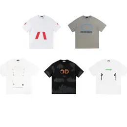 Yeni Erkek Tasarımcı Tişörtlü Erkekler Tshirt Kadın Tişörtleri İlkbahar/Yaz Yuvarlak Boyun Saf Pamuk Mektup Logosu Renkli Baskı Yüksek Kaliteli Çift Günlük Gevşek Tees Man Top