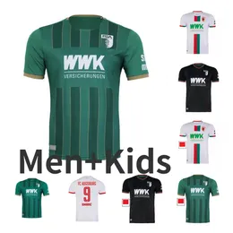 2023 2024 FC Augsburg Soccer Jerseys Demirovic Dorsch Rexhbecaj Beljo Vargas Engels Maier 23 24 Maier Beljo Gumny Oxford Pfeiffer Rexhbecaj Uduokhai Shirt