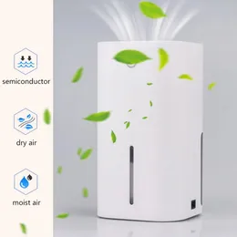 Air Dehumidifier Ultra cichy mini elektryczne osuszacze 850 mlMoisture Poradbent przenośny do sypialni pralnia 240131