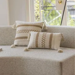 Подушка Жаккардовый разноцветный чехол для дивана, прикроватная тумбочка для дома, спальни, гостиной, декоративная наволочка