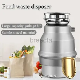 Food Waste Disposers Food Garbage Disposal Crusher Waste Disposers Stainless Steel Grinder Kitchen Food Residue Garbage Processor Sink Appliance 550W zln240202