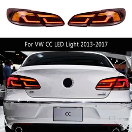 Car Taillight Assembly Dynamic Streamer Turn Signal For VW CC LED Light 13-17 Brake Reverse Parking Running Lights Auto Parts