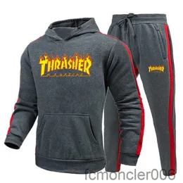 Tasarımcı Trailtsuit Erkekler Lüks Erkek Sweat Trowuel Mens Sporting Jogger Suits Ceket + Pantolon Setler Kadınlar Hip Hop Yüksek Kalitesi 64Q2