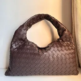 Designer Bag Tote Large Hop Shoulder Bags Intrecciato Woven Calfskin Leather Internal Zippered Pocket Flap Closure Secured for Women with box