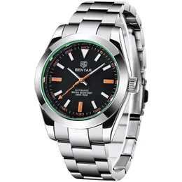 Benyar Mechanical Mens Watches Top Brand Luksusowe zegarek Business Automatyczny sport dla mężczyzn Relogio Masculino 240130