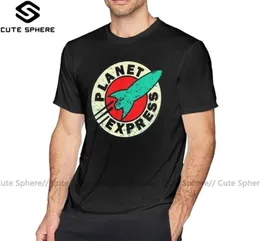 Planet Express T Shirt Planet Express TShirt Stampa Casual Tee Shirt Uomo Oversize Maniche corte Impressionante 100 Cotton Tshirt 2104097995704