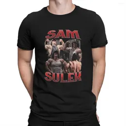 Erkek Tişörtleri Sam Sulek Pack T-Shirts Erkekler Cbum Vintage Saf Pamuklu Tişört Yuvarlak Boyun Kısa Kollu Hediye Fikir Giyim