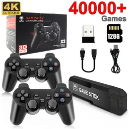 GD10 Video Oyunu Konsolu 128g Build 40000 Retro Handheld Player Kablosuz Denetleyici TV Stick 4K HD Dropshipp 240123