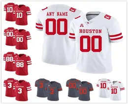 Houston Cougars college football 7 Case Keenum Personalizzato Qualsiasi Nome Numero Uomo Donna Gioventù maglie cucite 11 Andre Ware 10 Ed Oliver1594583