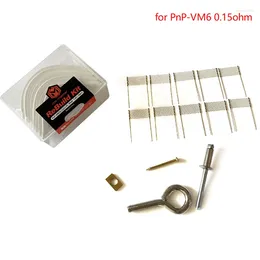 Professional Hand Tool Sets DIY Mesh Heating Wire Rebuild Kit For Coil PnP VM6 0.15 Ohm Replacement