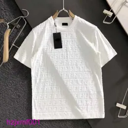 Knig Mens Tshirts Designer قميص بولو قميص T 3d Letter Jacquard زر القمصان الرجال