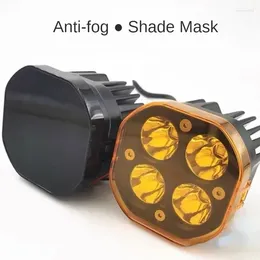 조명 시스템 3 인치 LED 작업 조명 커버 큐브 큐브 먼지 방진 앰버 블랙 렌즈 3 인치 40W 72W 80W 96W 포드 안개 구동 램프