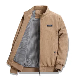 JSNFYSJ2229BO Куртка мужская с воротником-стойкой, пальто, весенне-осенняя вельветовая рубашка, модная 240124