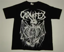 Men039s camisetas Carnifex 2014 NA Summer Tour Riddick camiseta preto tamanho S Califórnia Deathcore5803295